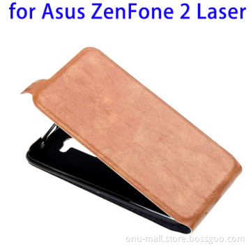 Vertical Flip Case for Asus ZenFone 2 Laser Case, Leather Cover for ZE550KL
